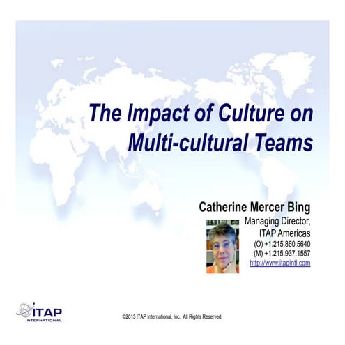 Impact of Culture on Multi-Cultural Teams