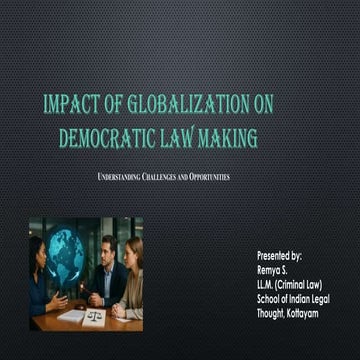 Impact of Globalization on Democratic Law-Making | PDF