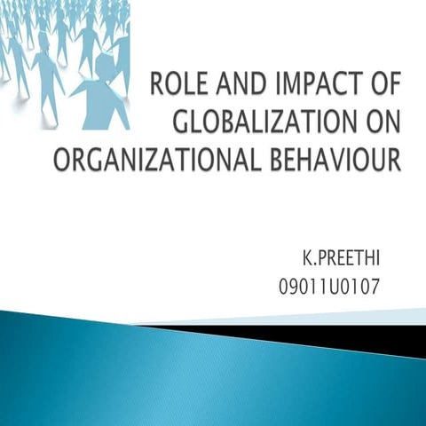 Impact of globalization on organizational behavior