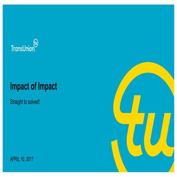 TransUnion's Impact of Impact
