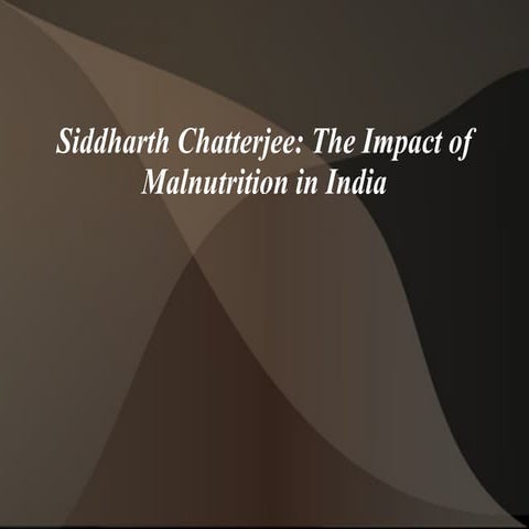 Impact of malnutrition in india | ODP
