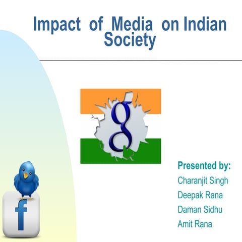 Impact of media on indian society