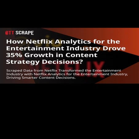 Applications of Data Science in Netflix | PDF
