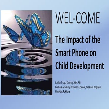 Impact of smart phone on child development
