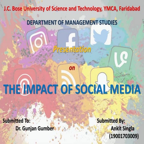 Impact of social media in our life | PPTX