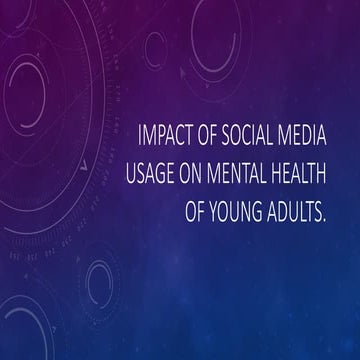 Impact of Social Media on Mental Health.pptx