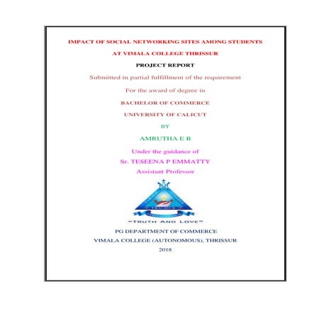 IMPACT OF SOCIAL NETWORKING SITES AMONG STUDENTS