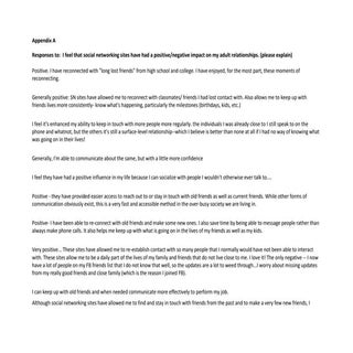 Impact of Social Networks on Adult ...