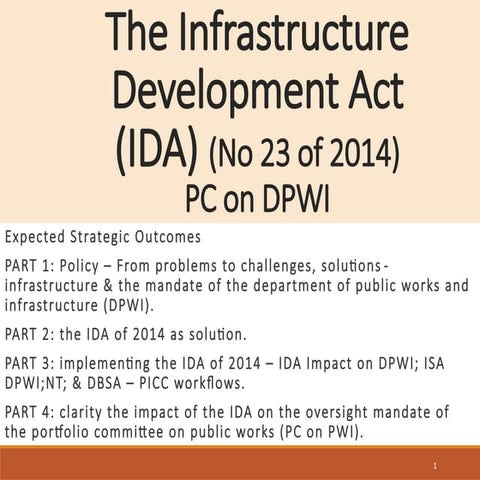 Impact - Infrastructure Act of 2014.pptx