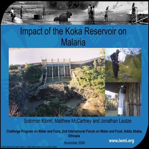 Impact of the koka reservoir on malaria