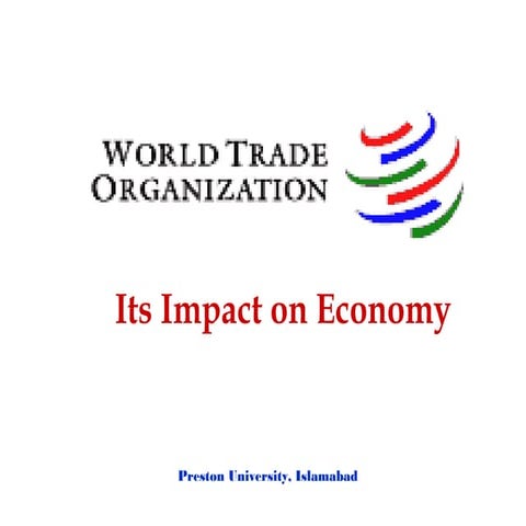 Impact of WTO on Economy
