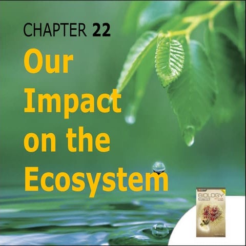 Impact on Ecosystem 2015