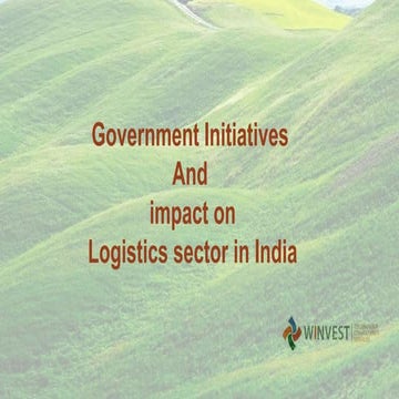 Logistics Sector in India
