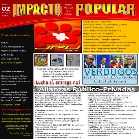 Impacto Popular JPU "COLEGIO" (Edicion 2)