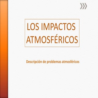 Impactos atmosféricos