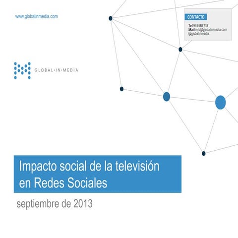 Impacto social de la televisión septiembre 2013 
