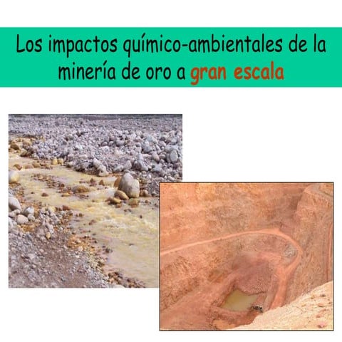 Efectos De La Minería De Oro En El Medio Ambiente – EMJNN