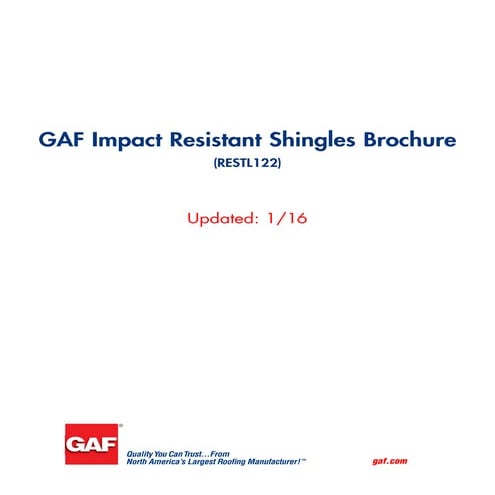 Impact resistant shingles_brochure