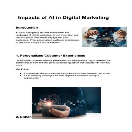 Impacts Of Ai In Digital Marketing Pdf