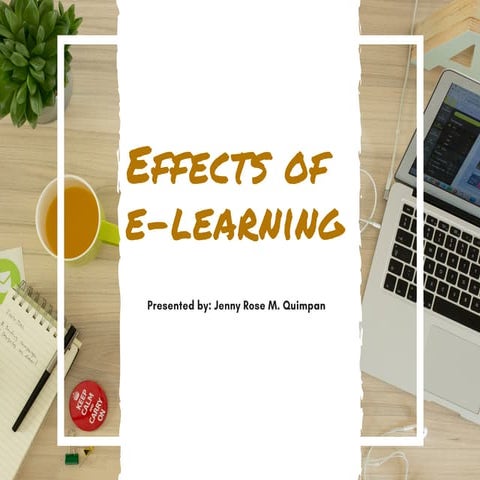 Impacts of e learning
