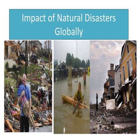 Impacts of natural disaster globally public health