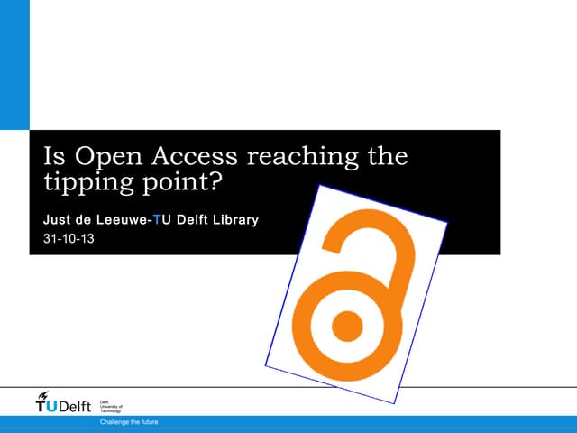 Is Open Access reaching the tipping point?