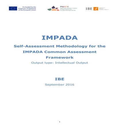 IMPADA_02-A3_self-asssessment_methodology_2016-08-31