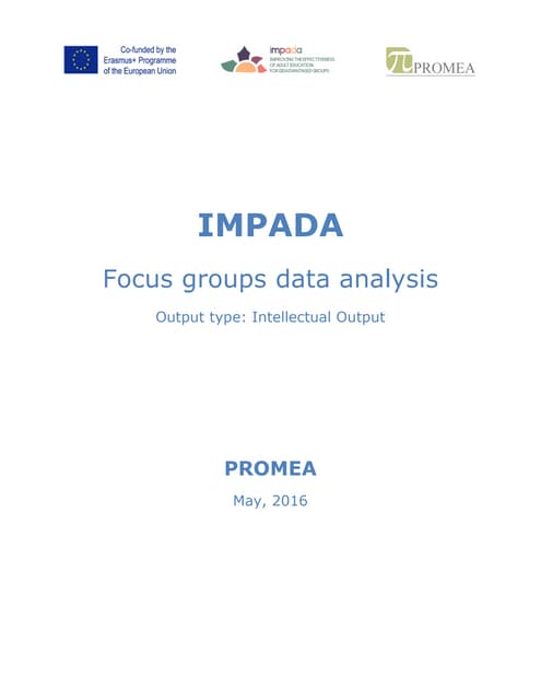 Impada o1 a2-focus groups data analysis