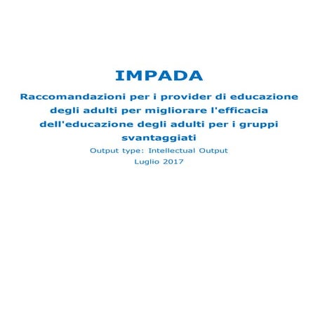 Impada o3 recommendations_2017_10_02_italiano