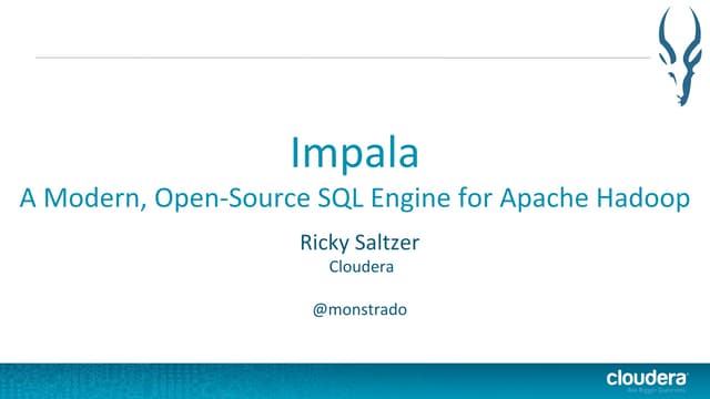 Impala: A Modern, Open-Source SQL E...