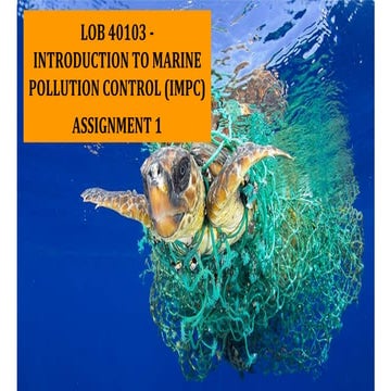 Introduction to Marine Pollution Control