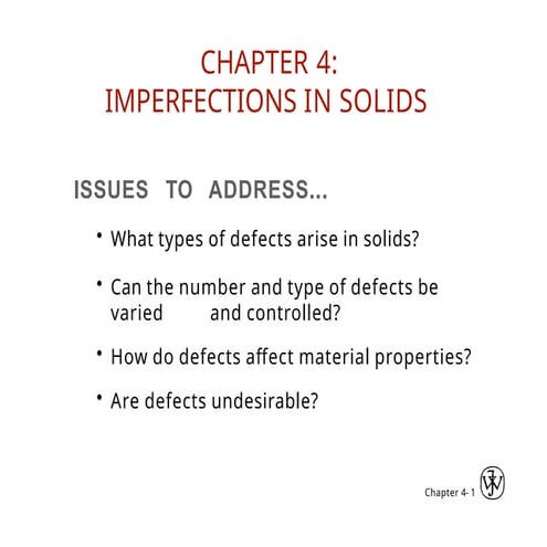 Defects and its types | PDF