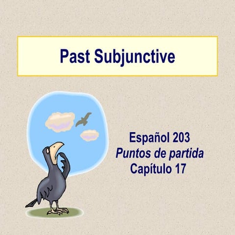 Imperfect Subjunctive SPA 203