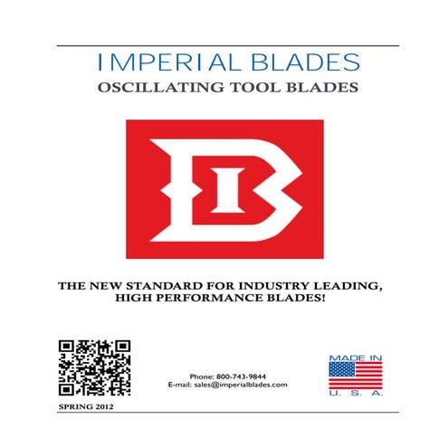 Imperial Blades Catalog