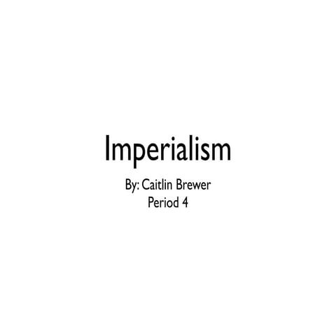 Imperialism