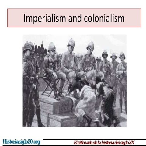 Colonialism and imperialism