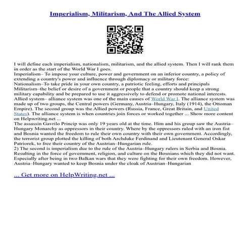 Militarism The Engine Of Imperial Expansion - g1yyeww