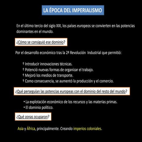 Imperios coloniales siglo XIX | PPT