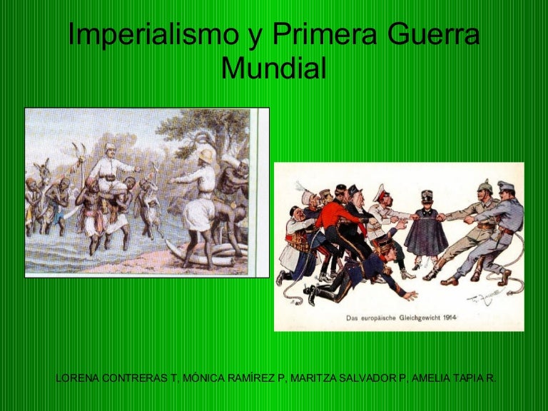 Imperialismo y Primera Guerra Mundial