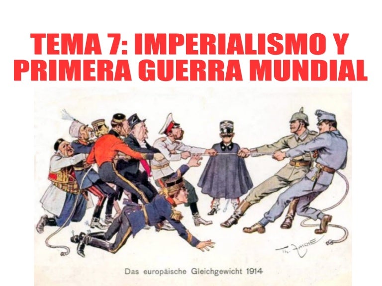 Imperialismo y Primera Guerra Mundial