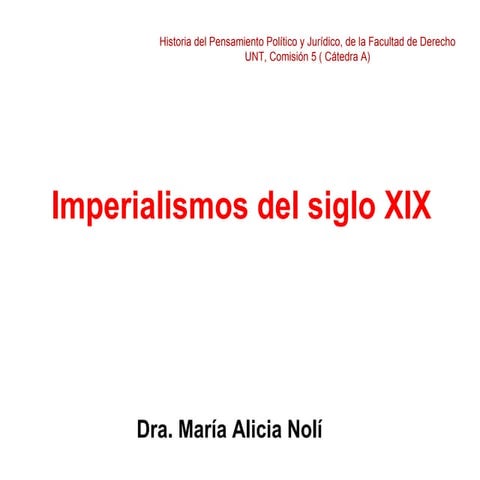 Imperialismos del siglo xix
