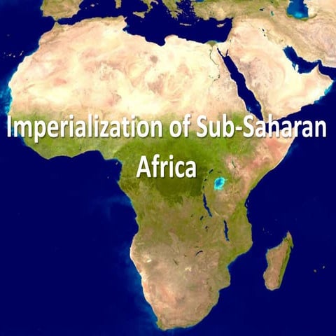 Imperialization of sub saharan africa