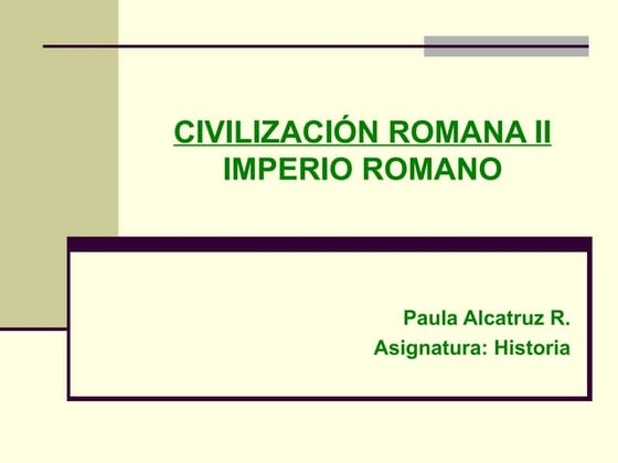 El imperio romano | PPT