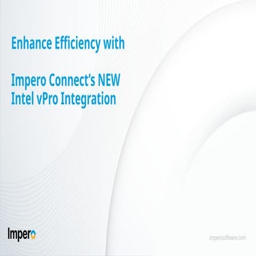 Impero BETT Presentation with Intel® (Speaker's Slide) – Presentation Design by Reymar Chua