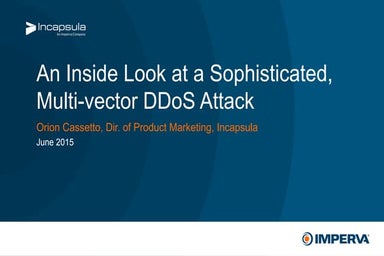 An Inside Look at a Sophisticated, Multi-vector DDoS Attack