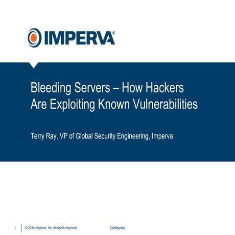 Bleeding Servers – How Hackers are Exploiting Known Vulnerabilities