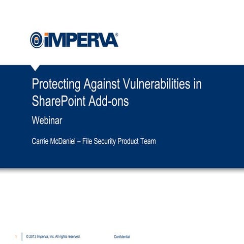 Protecting Against Vulnerabilities in SharePoint Add-ons