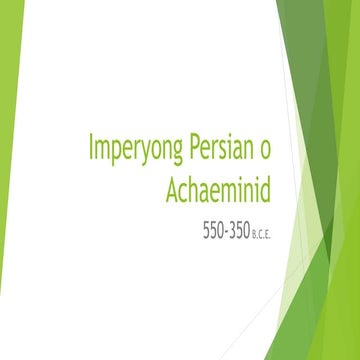 Imperyong Persian o Achaeminid
