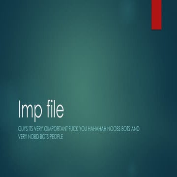 Imp file contain the blu prints for the space ship that can reach mars.pptx