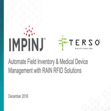 RFID Based Solutions For Warehouse Management | PPTX